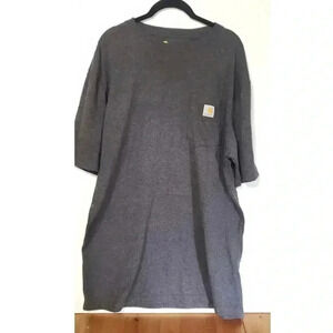 Carhartt Tshirt charcoal gray mens‎ size large tall original fit